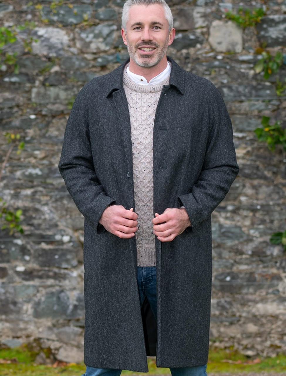 mens coat grey