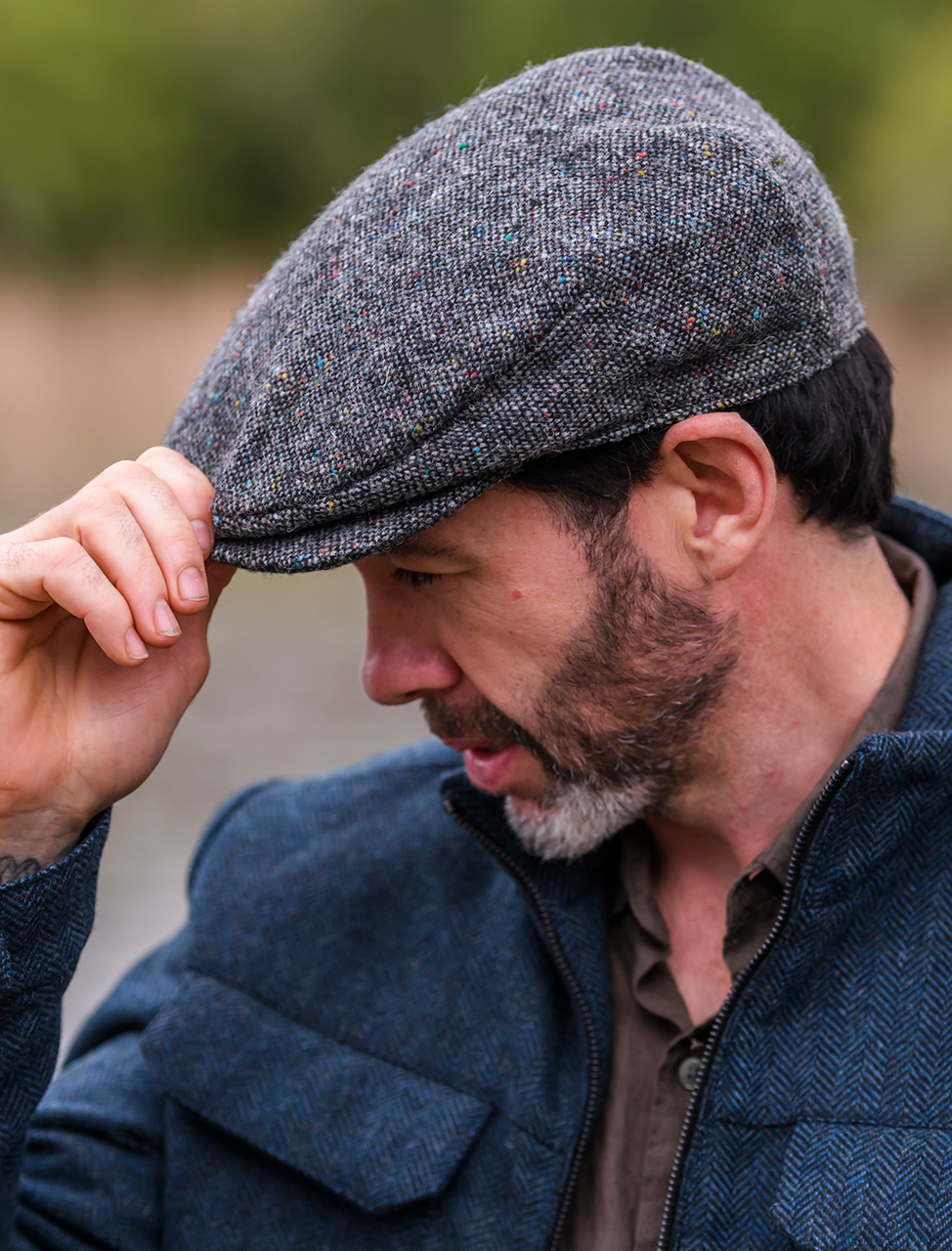 Flat Cap Hats For Long Faces Male Vintage Tweed Flat Cap