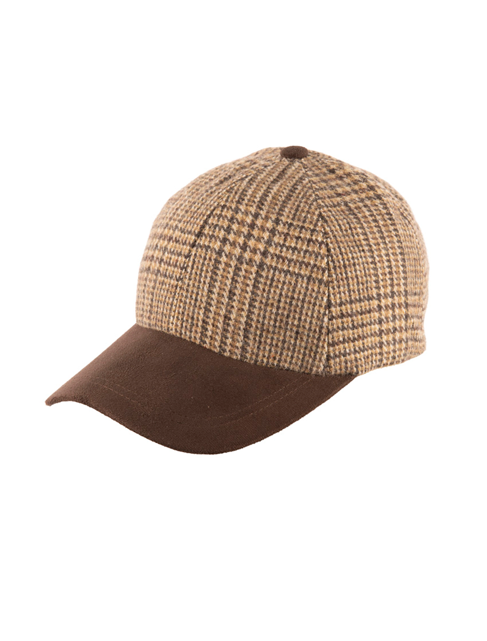 Suede baseball cap