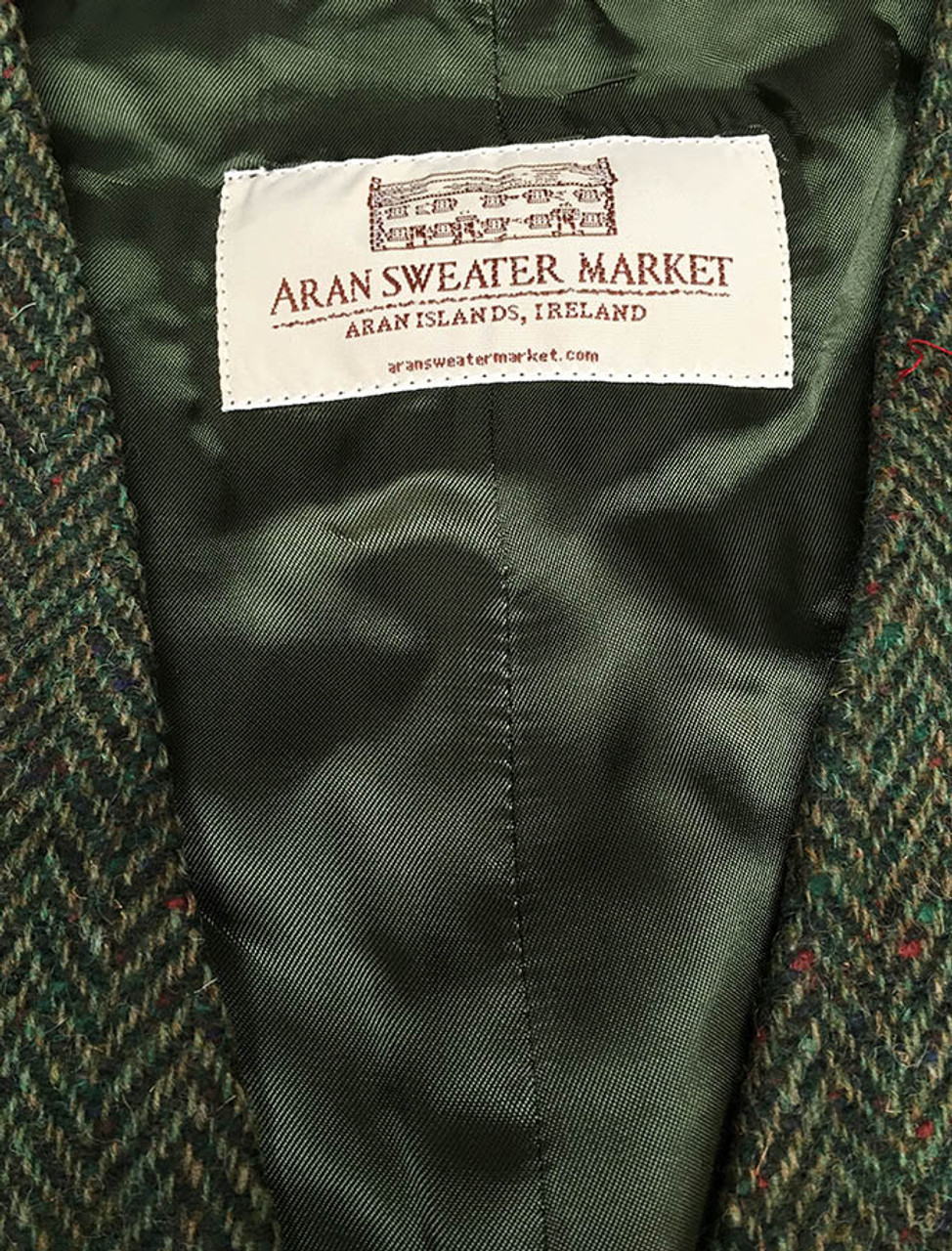 Donegal Irish Tweed Waistcoat From Weavers Of Ireland [Best Selling]