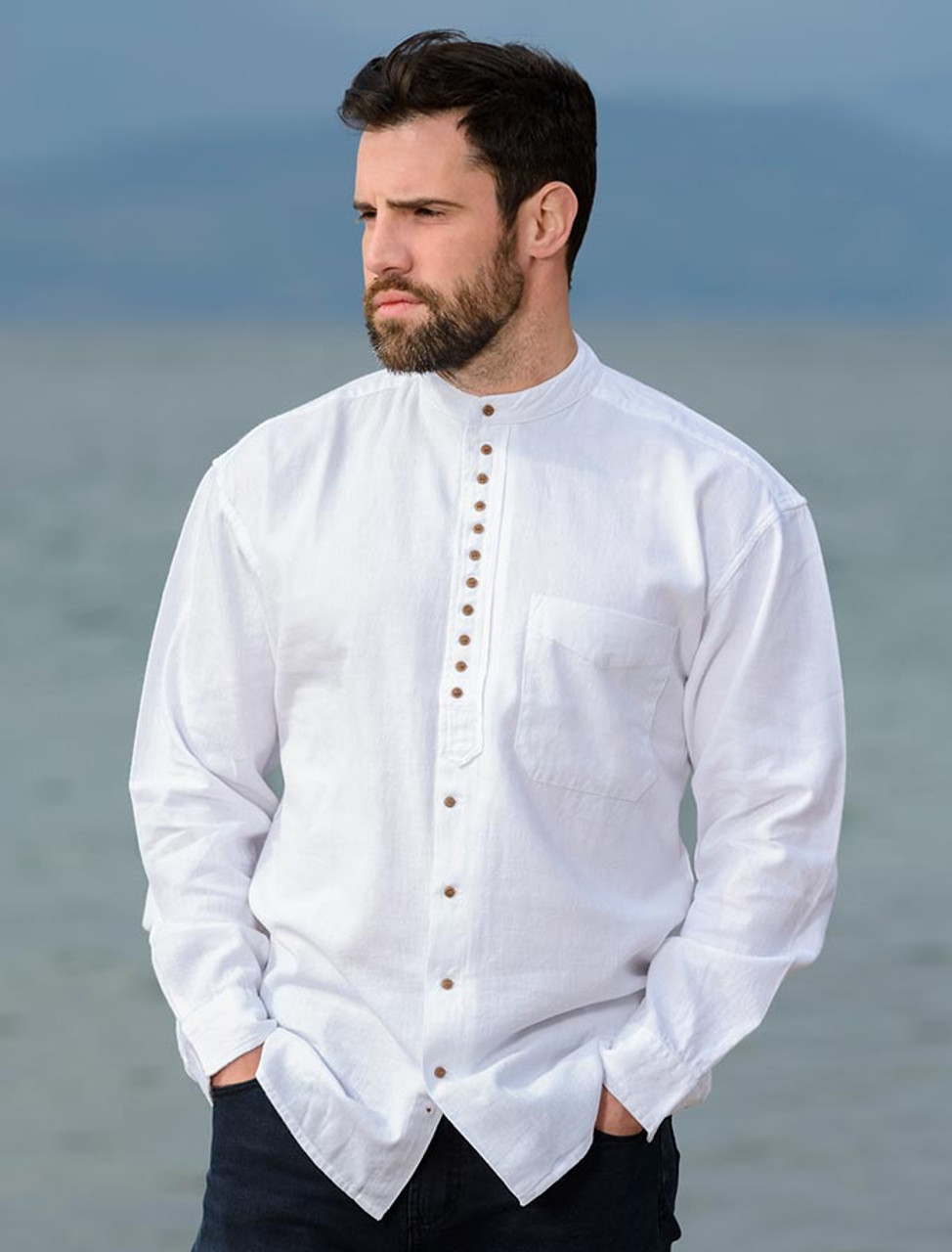Grandfather Shirts From Weavers Of Ireland [Free Express Shipping]