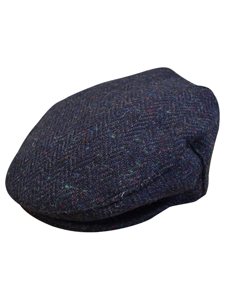 navy flat cap