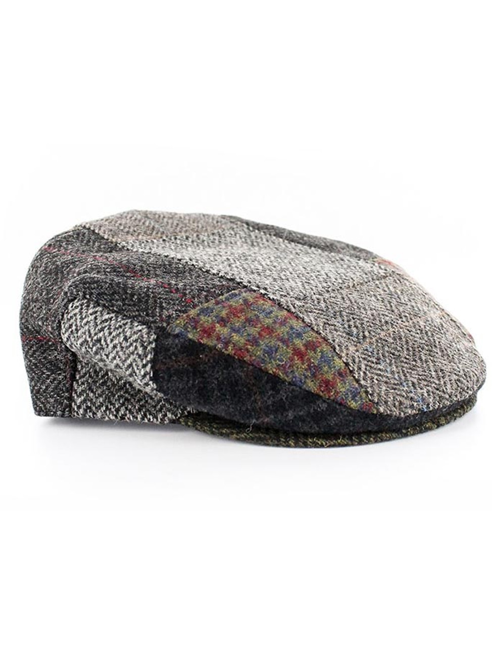 Trinity Flat Cap - Patchwork A | Mucros Weavers