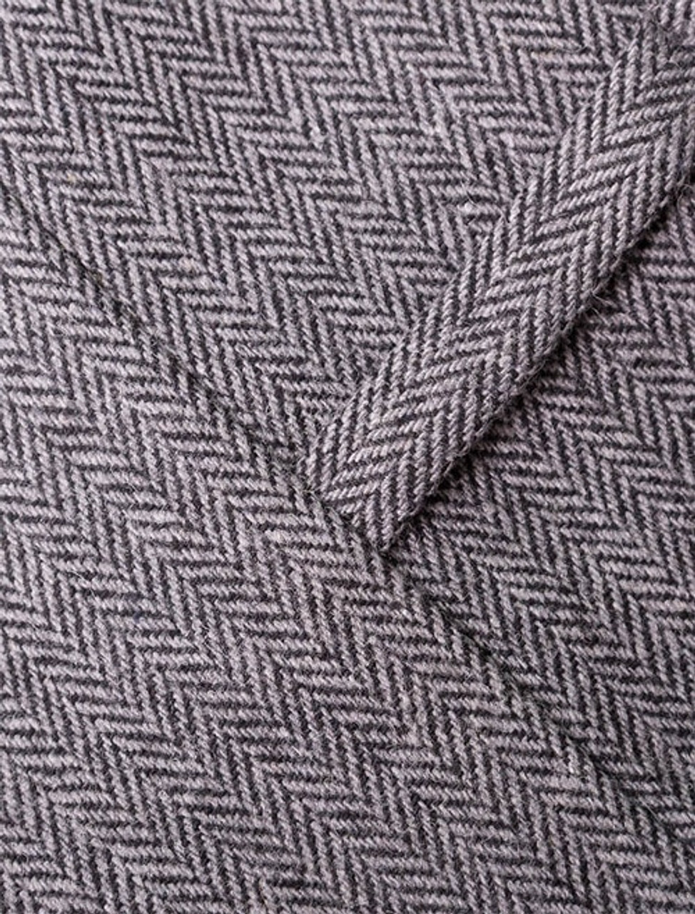Tweed Herringbone Waistcoat - Grey
