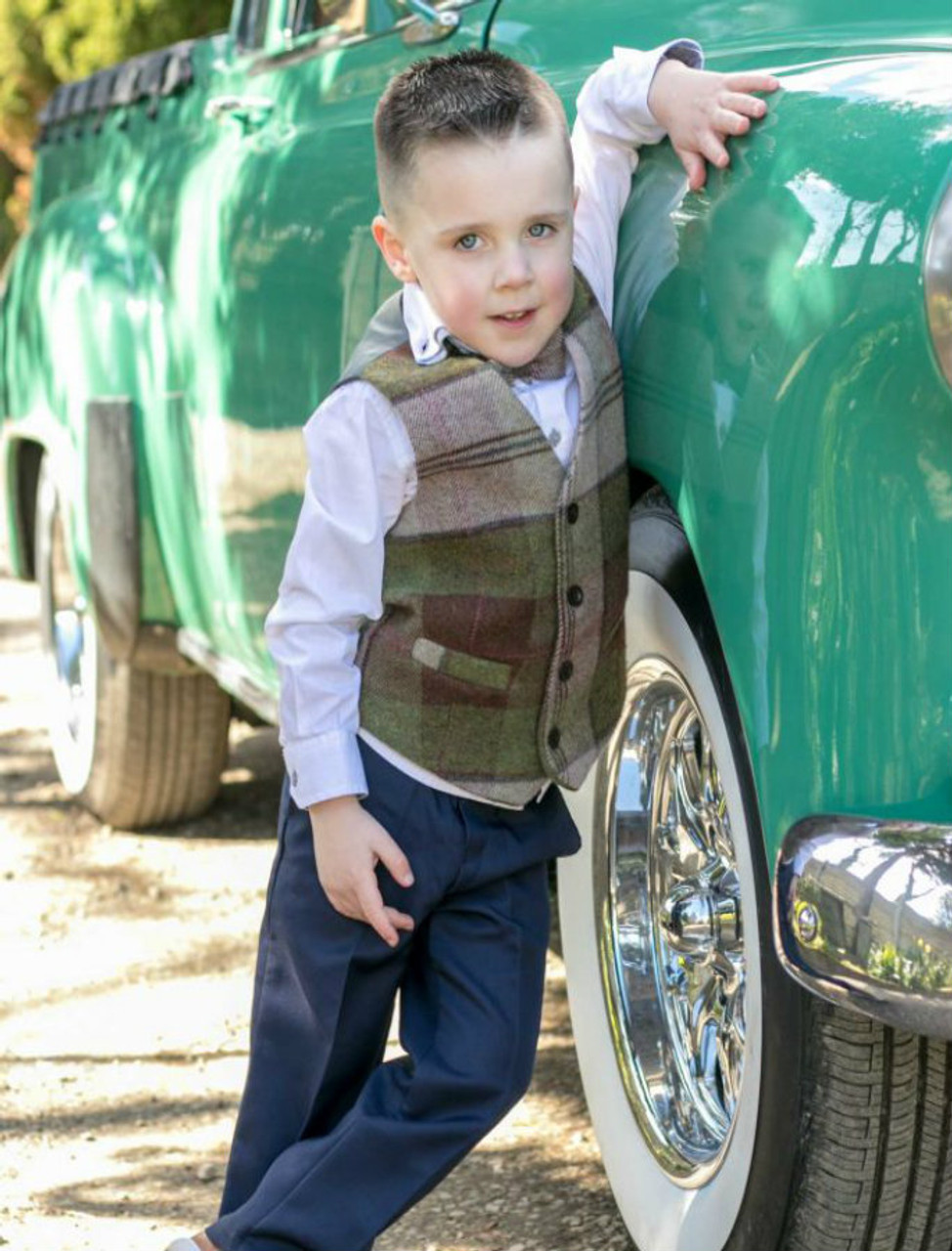 Toddler deals tweed waistcoat