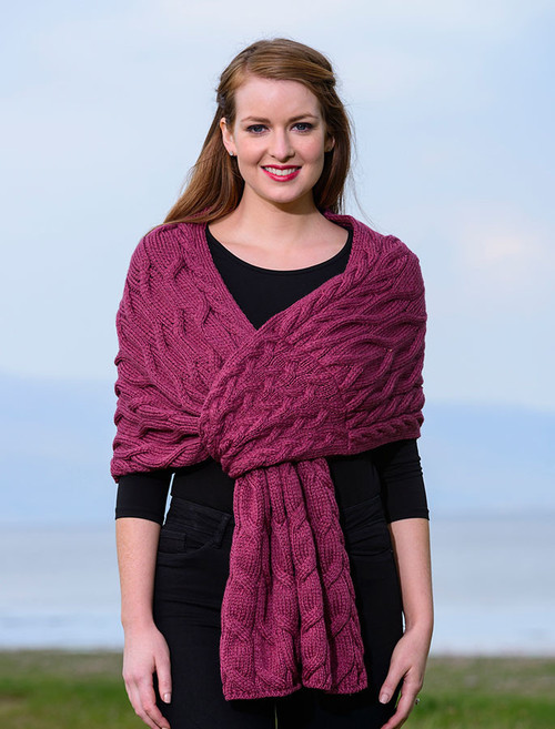 irish wrap sweater