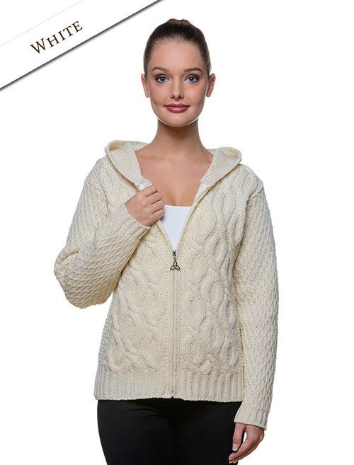 Tintwwg Sweater Jacket for Women with Hood Hooded Sherpa Lined Sweater  Cardigan Button Down Front Cable Knit Sweater Jacket S-5XL at Amazon Women's  Clothing store