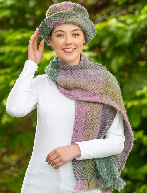 Wool Country Scarf - Multi-Loden | Branigan Weavers