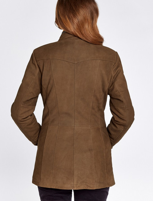 Luxury Joyce Leather Jacket - Walnut