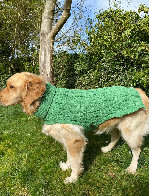 Herringbone Alpaca Dog Sweater