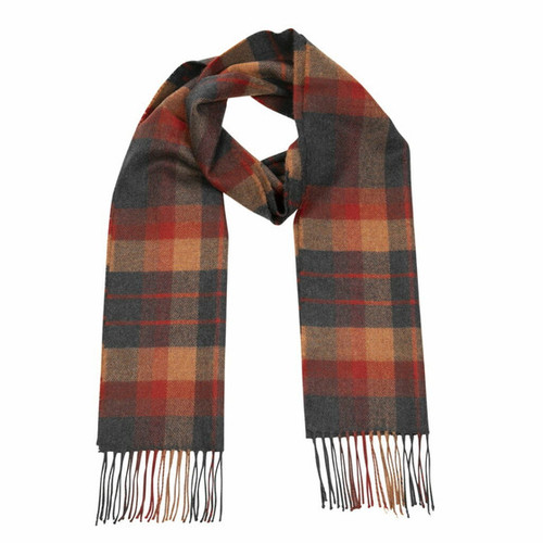 Pure Merino Wool Scarf Luciano Grey - WoolMe