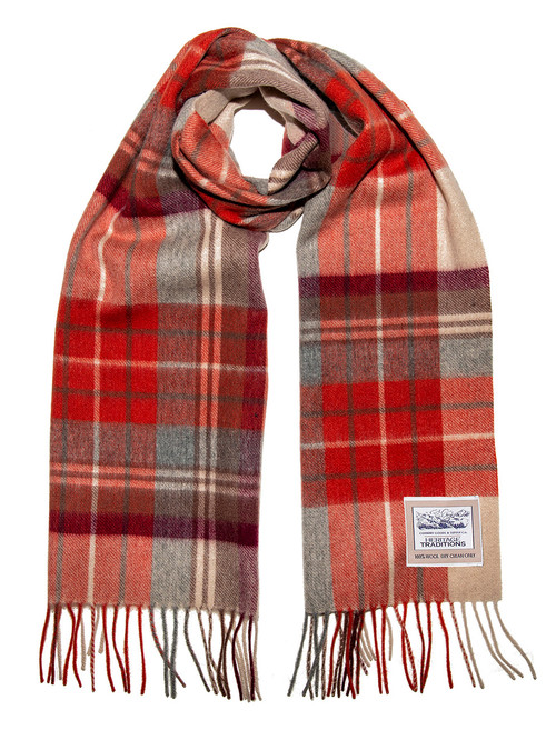 Pure Wool Tartan Check Scarf - Heritage Moss | John Hanly & Co