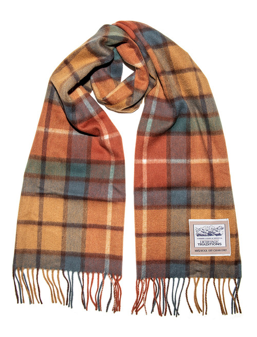 CELINE 19AW ウールマフラー SCARF IN TARTAN WOOL Pure Wool