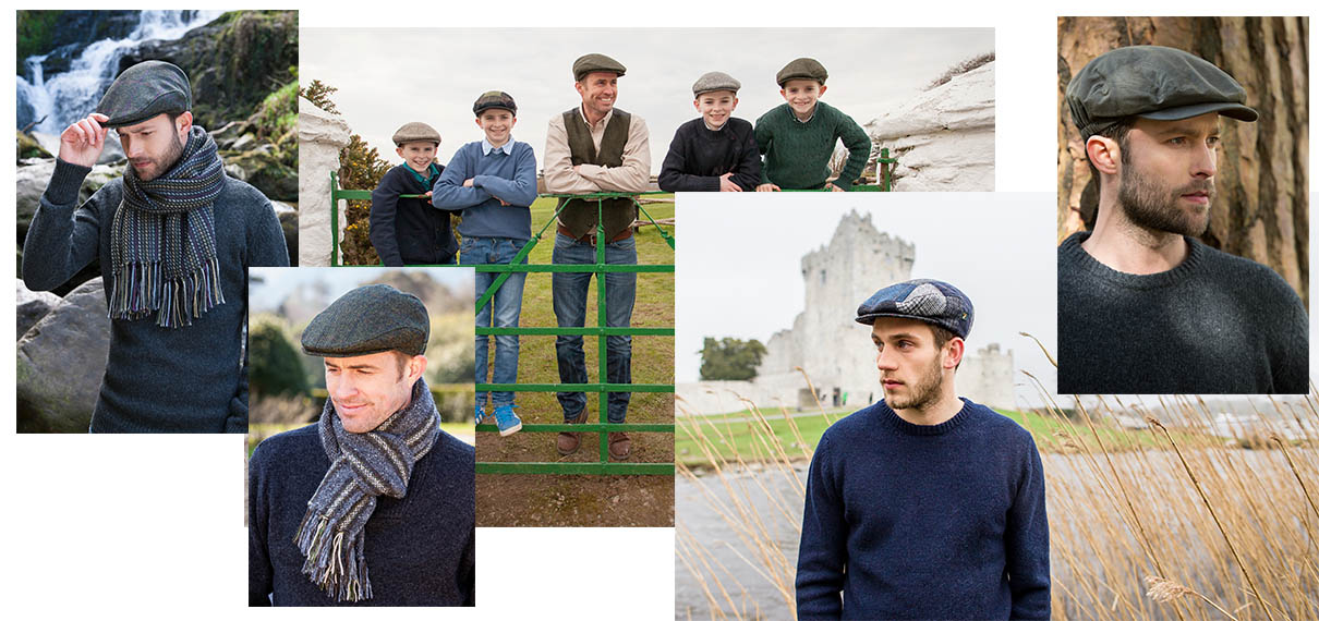 Heritage Traditions Tweed Peaky Panel Cap, Men and Womens Hats, Mens Flat  Caps