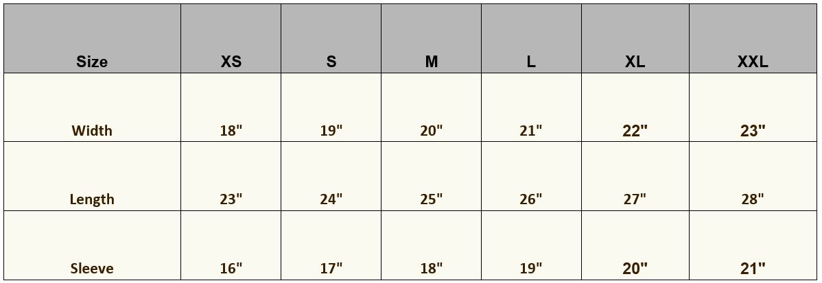 Ladies Roll Neck Sweater Size Guide