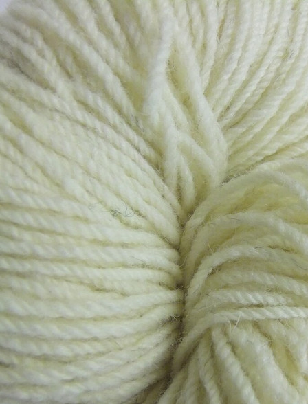 Aran Wool Knitting Hanks - Natural White