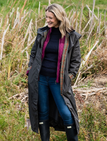 Jack Murphy Donegal Ladies Waterproof Coat - Weavers Of Ireland