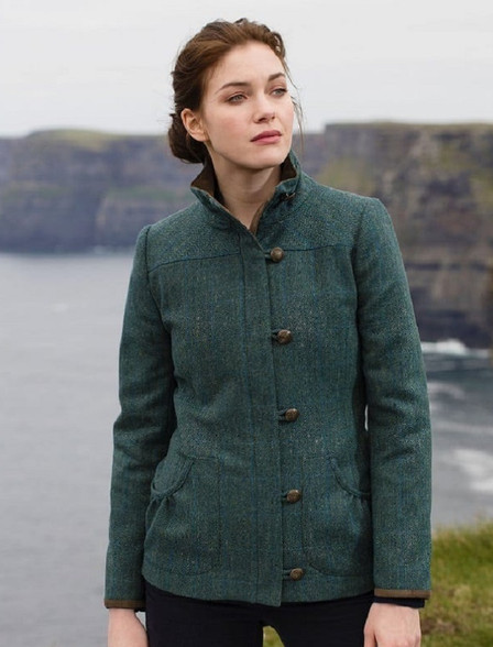 Ashford Wool Rich Tweed Ladies Coat