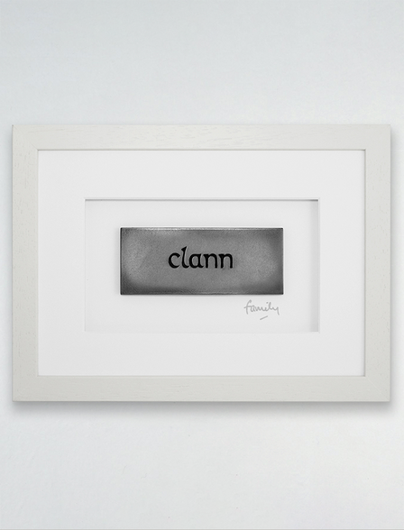 Framed Clann - (Family) Bronze Plaque