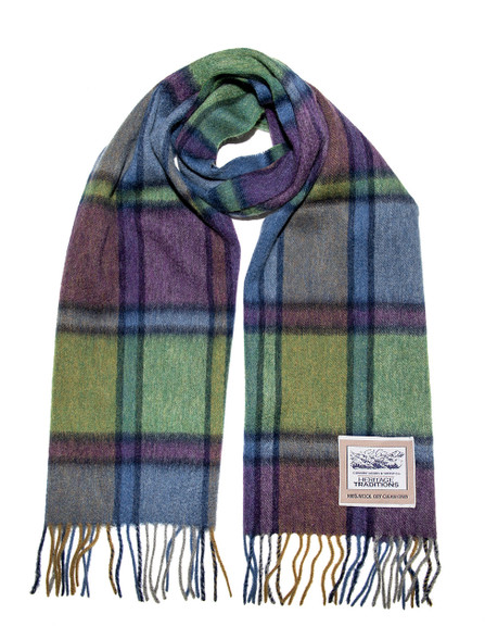 小物 tartan check retro antique vintage scarf Vintage Red Tartan Plaid Lambswool Scarf | LOCHCARRON Ivy