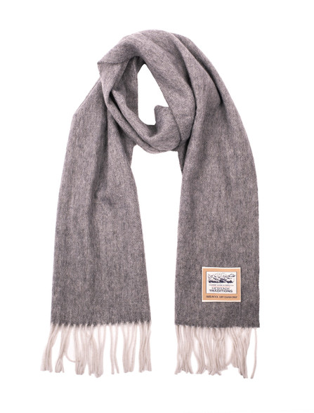 Pure Wool Herringbone Scarf - Heritage Green | John Hanly & Co Pure Wool Herringbone Scarf - Heritage Green | John Hanly & Co