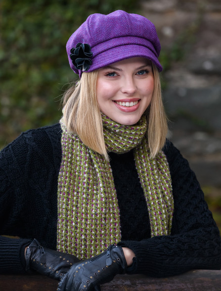 Atlantic Scarf - Kiwi & Pink