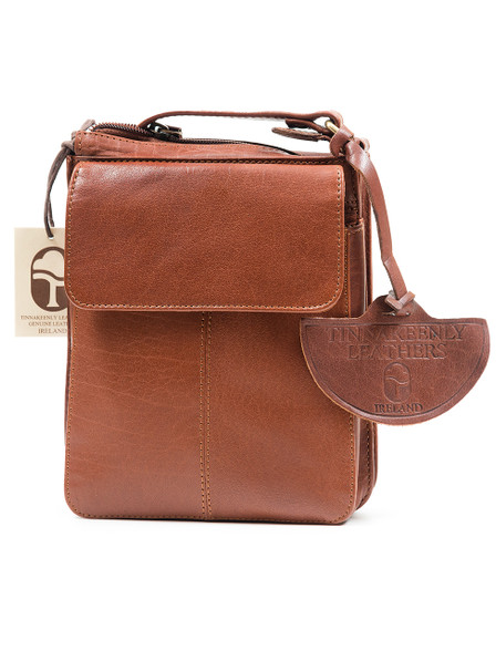 Irish Leather Pup Bag - Tan