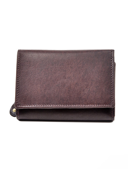 Irish Leather Trifold Purse - Brown