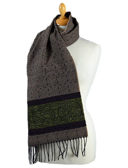 Inverallan Scarf Hand Knitters Pure Wool Vintage Scarves