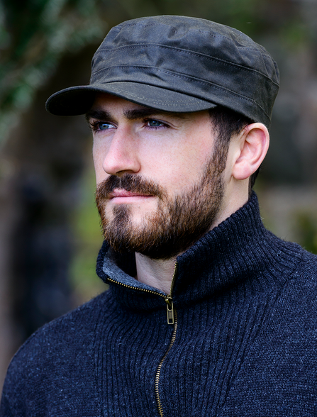 Fisherman Waxed Cap - Olive Fisherman Waxed Cap - Olive