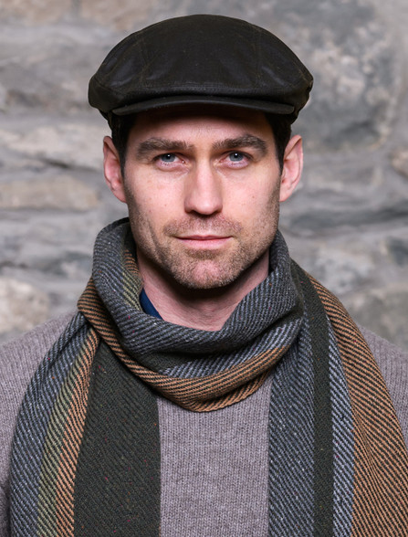 Fisherman 100% Merino Wool Mens Scarf and/or Beanie - Black Flecks — Real  Irish