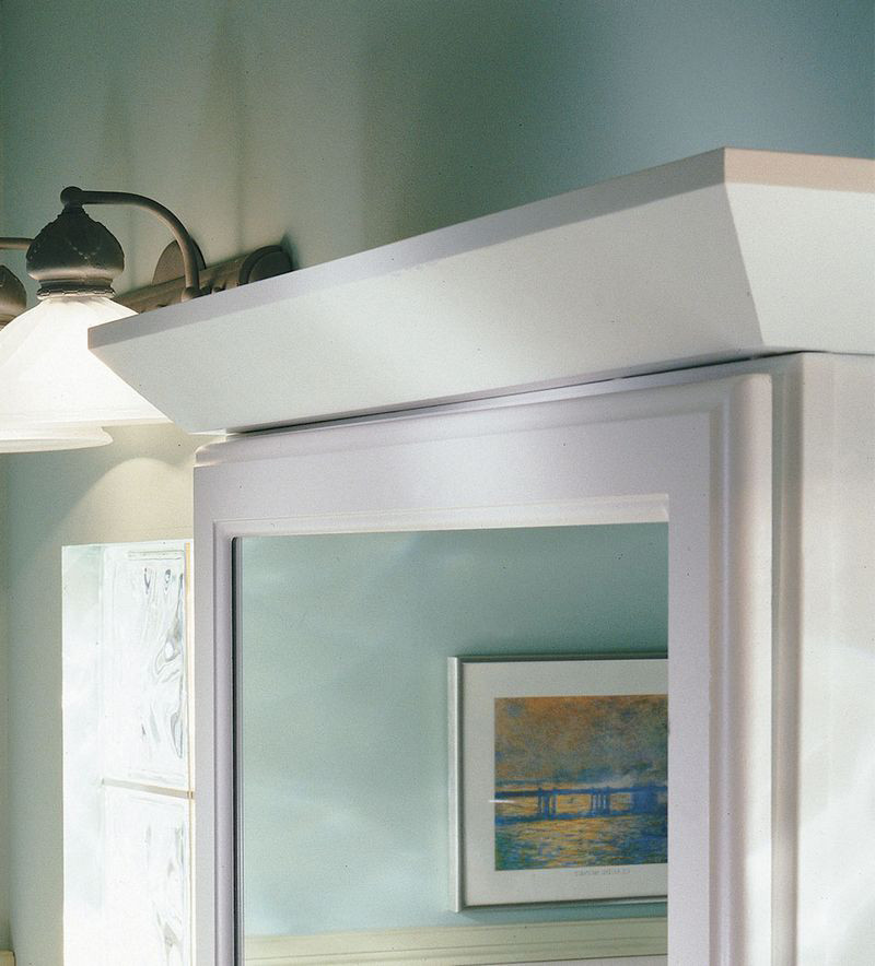 White Angle Crown Molding KraftMaid