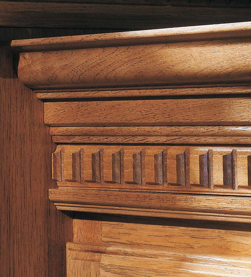 Classic Crown Molding with Dentil Edging KraftMaid