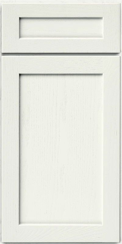 Melrose — Dove White · Quartersawn Oak