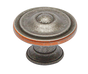 KraftMaid Decorative Hardware Stockton Collection - Pewter and Copper Knob