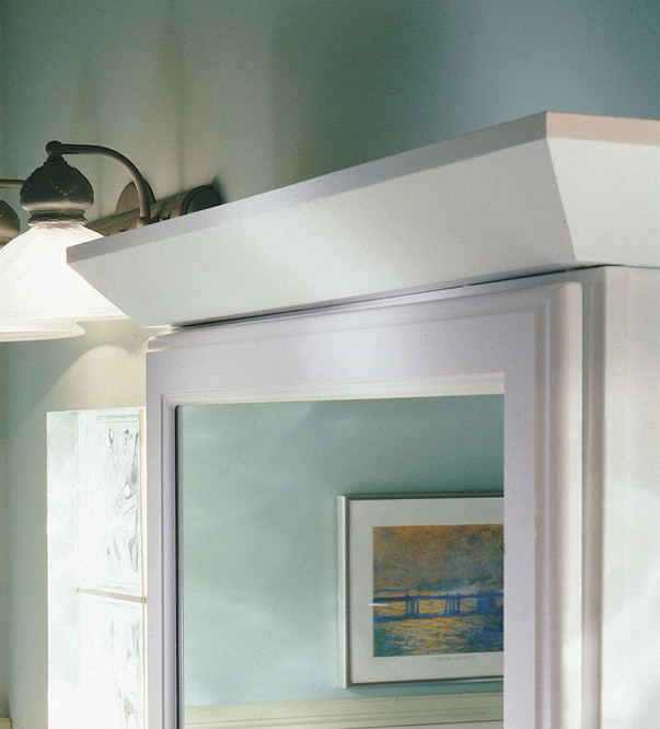 White Angle Crown Molding Kraftmaid