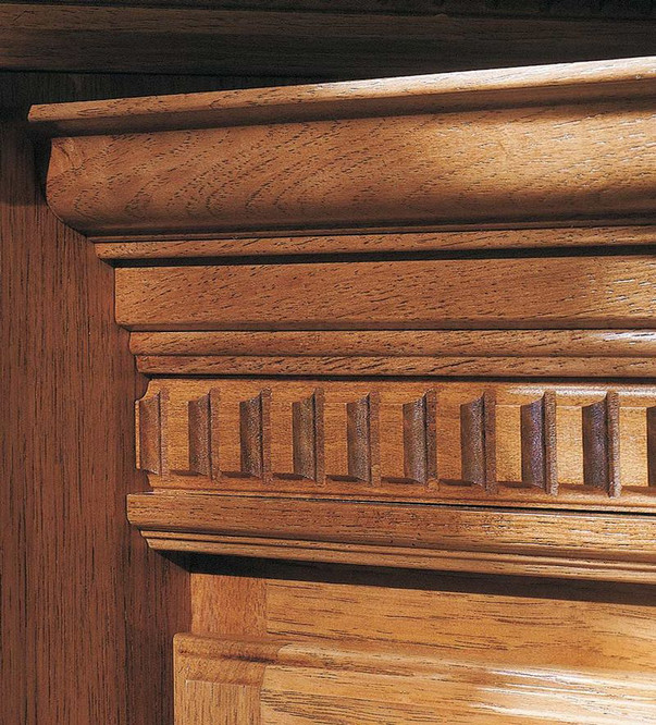 Classic Crown Molding with Dentil Edging KraftMaid