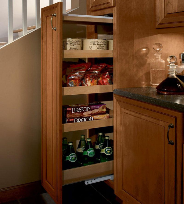 Tall Pull Out Kitchen Pantry Cabinet KraftMaid