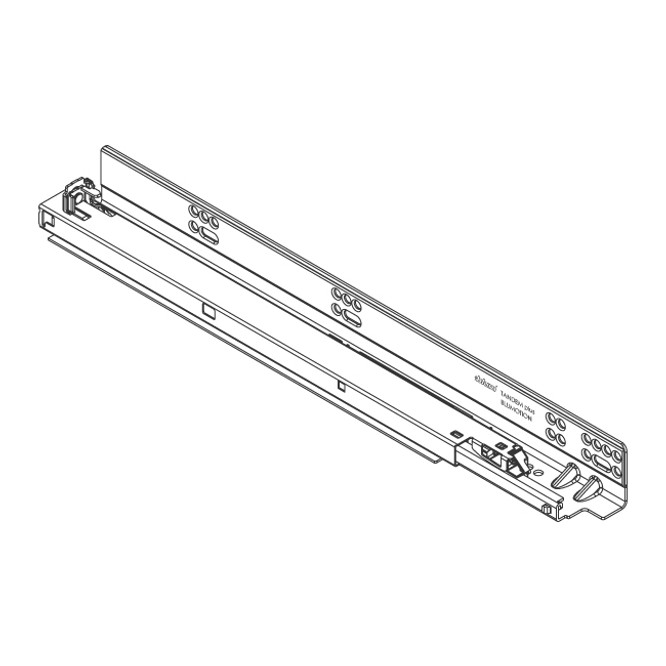 Whisper Touch Deluxe Dovetailed Roll Out Tray Drawer Runners