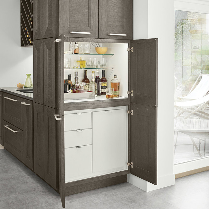 Home Bar Cocktail Cabinet Furniture Kraftmaid