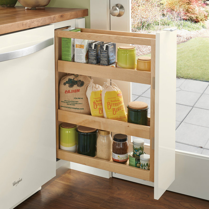 Wall Filler Pull-Out Pantry Storage