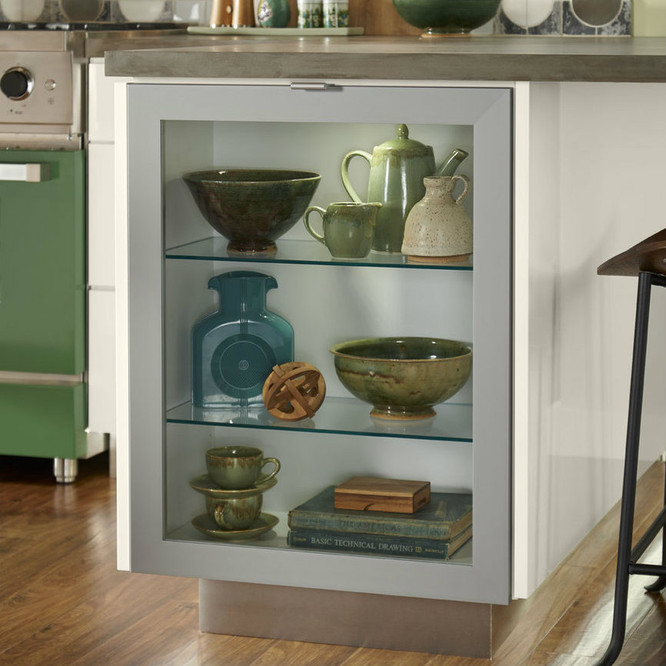 Kraftmaid glass store cabinet doors