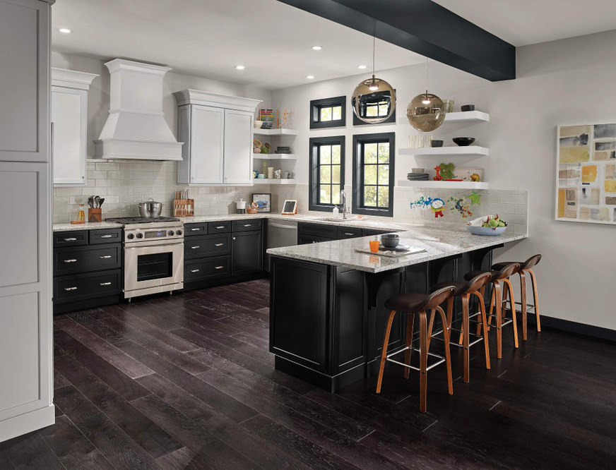 Opposites Attract Kitchen