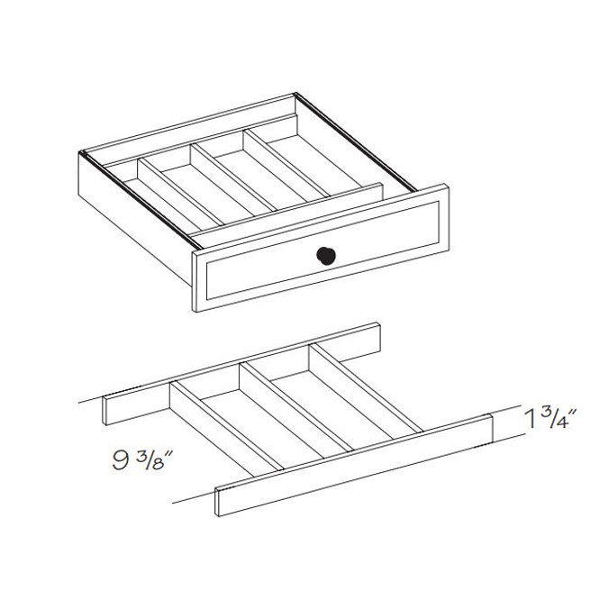 Single Replacement Vanity Dividers