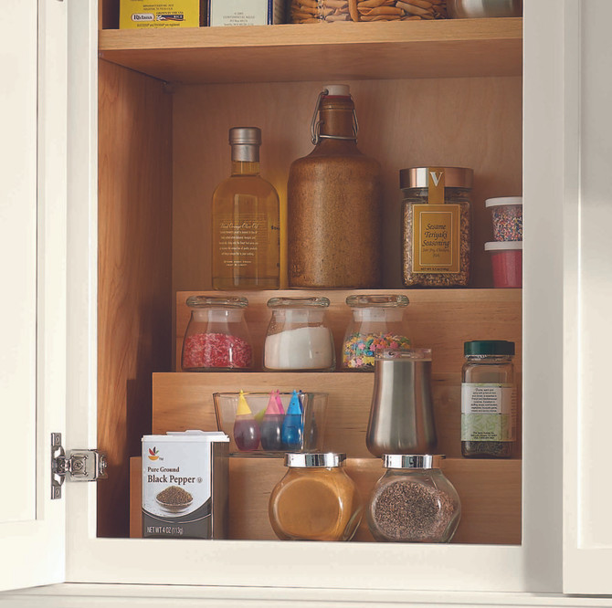 Multi-Storage Pantry with Swing-Out Shelves - Gallery By Elevations