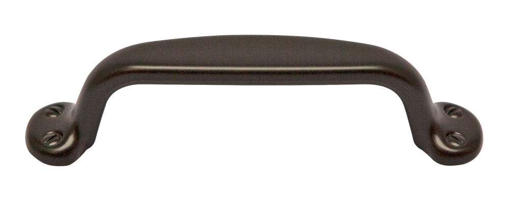 Dark Oil Rubbed Bronze Cabinet Pull 3-3/4 in. - Suitcase Collection