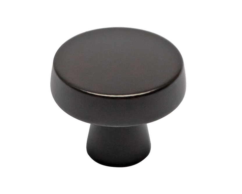KraftMaid Decorative Hardware Keene Collection - Black Bronze Round Knob