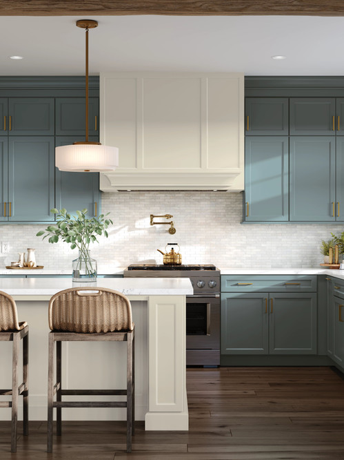 Wall Hood Cabinet Run – Shelf with Extra Large Cove Molding Wall Hood Cabinet Run – Shelf with Extra Large Cove Molding