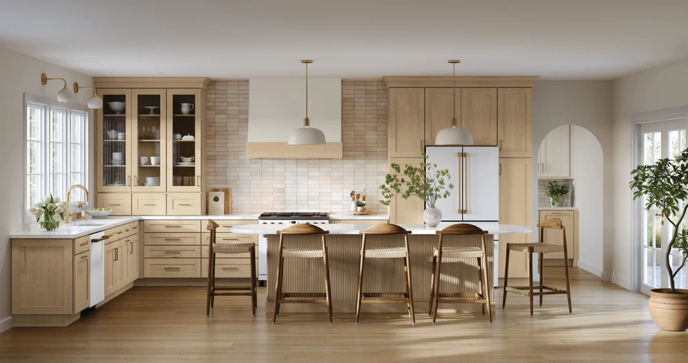 Light Reed Panelling Reeded Paneling - KraftMaid