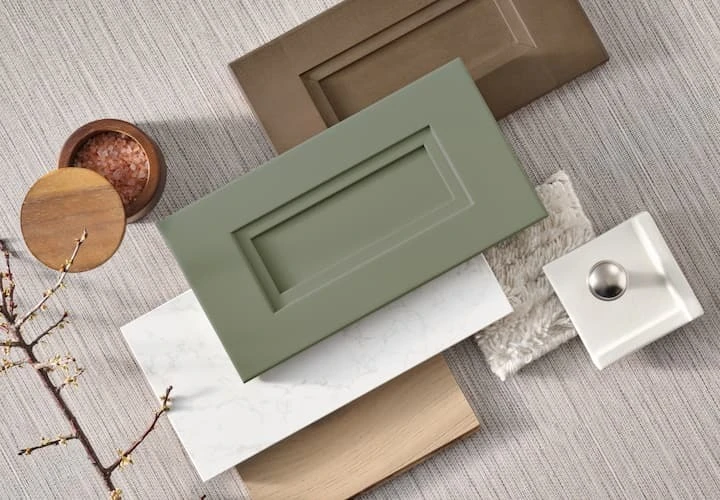 Collection of KraftMaid door style samples